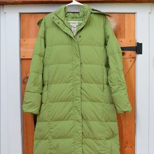 LL Bean Long Down Coat